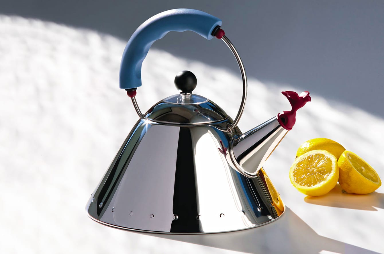Kettle with Bird Whistle by Michael Graves for Alessi