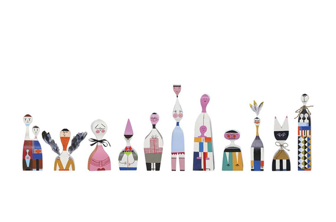Wooden Dolls by Alexander Girard for Vitra