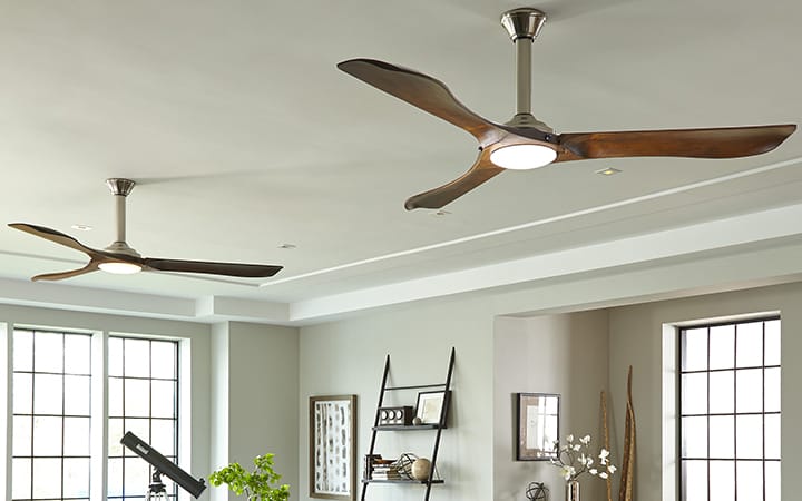 How To Choose A Ceiling Fan Styles Sizes Installation At Lumens - How To Turn A Ceiling Light Into Fan