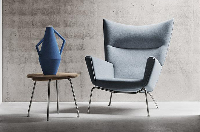CH445 Wing Lounge Chair by Carl Hansen