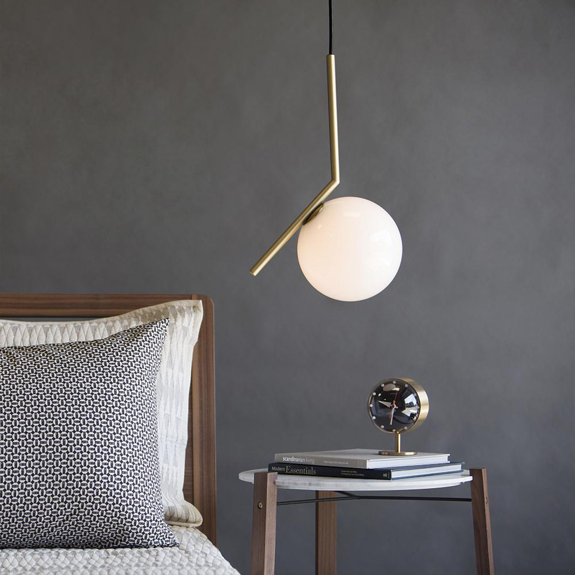 Trends To Try Pendant Lights Over Bedside  Tables at 