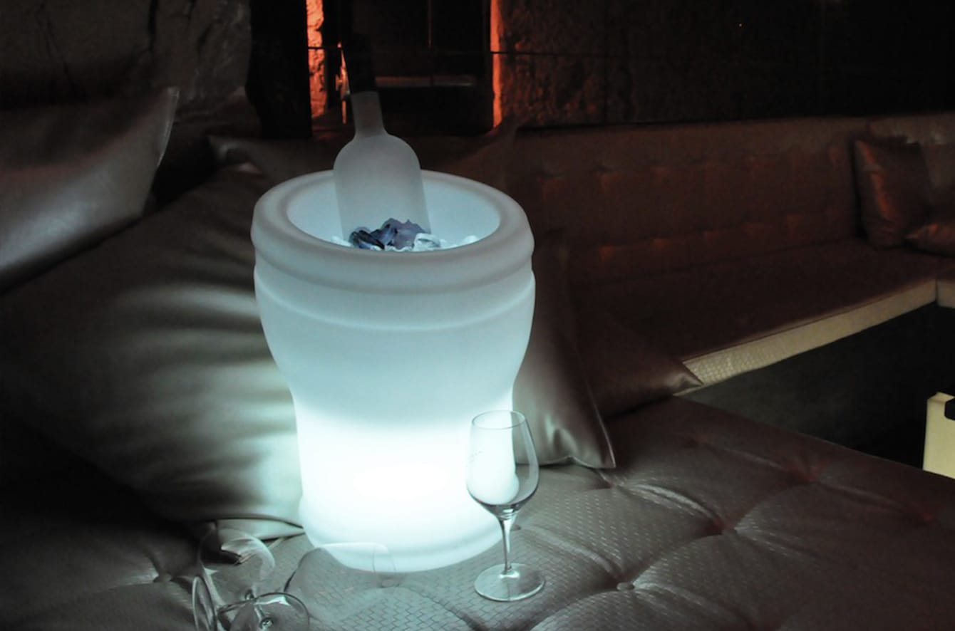 Illuseo LED Champagne Cooler by Smart & Green
