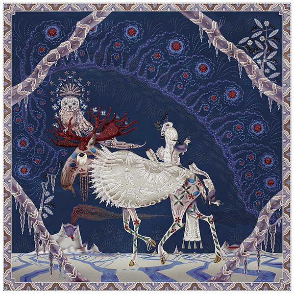 Polar Byzantine II Square Rug by Moooi Carpets.