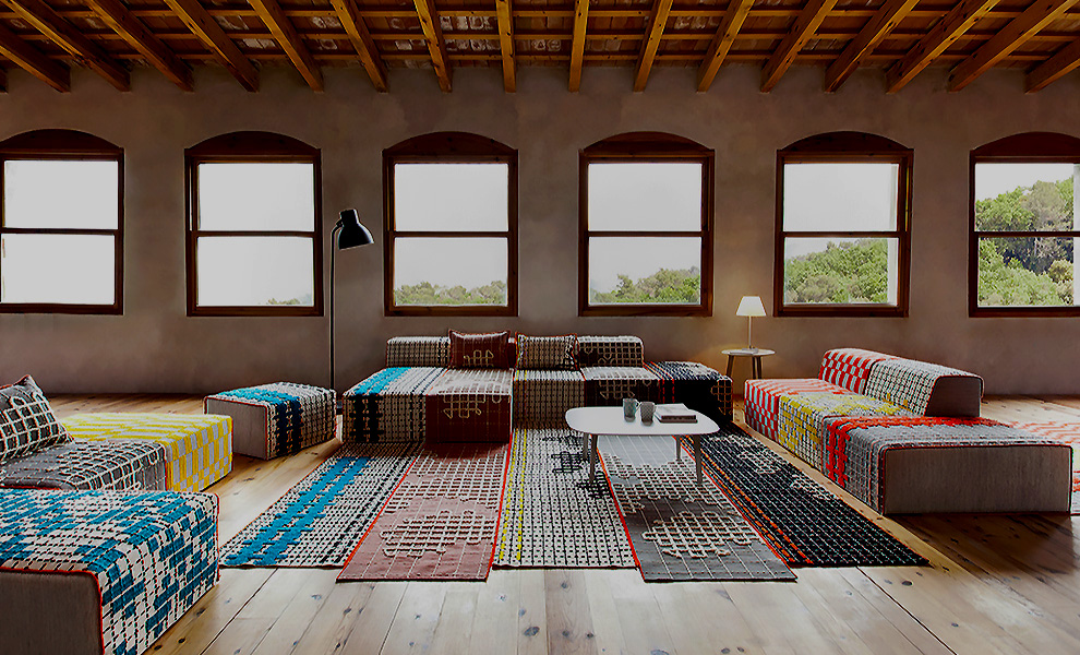 Bandas Space Collection by Patricia Urquiola for Gan Rugs