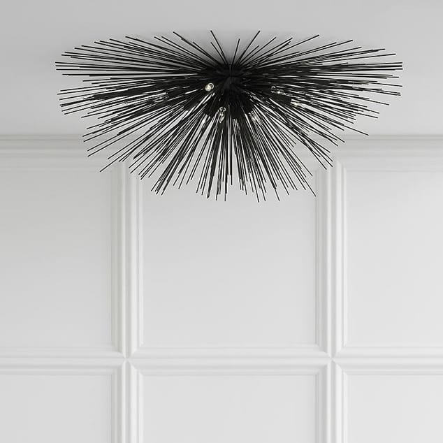 10 Flushmounts to Dress Up the Ceiling.