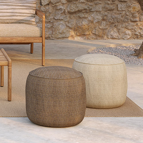 Outdoor Furniture Outdoor Ottomans + Low Stools