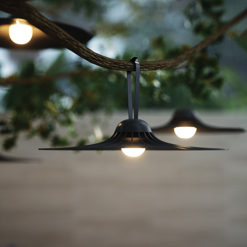Best of 2022 Bloom Outdoor Rechargeable LED Pendant Light by Carpyen Easy Light