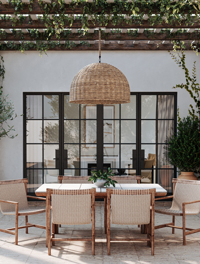 Dome Outdoor Pendant Lights