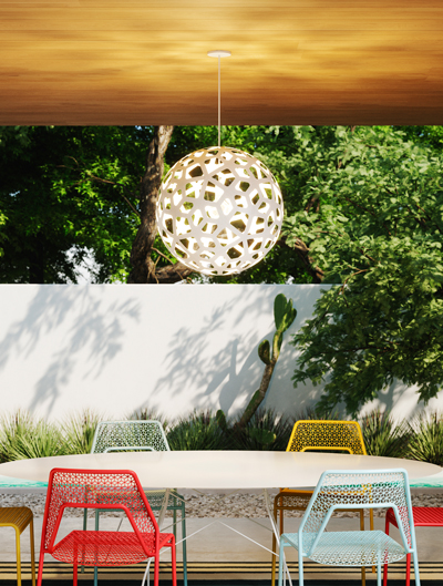White Outdoor Pendant Lights