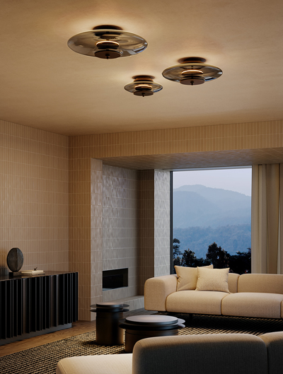 Zen LED Flushmount by Venicem