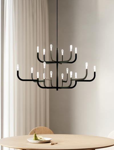 J-US LED Chandelier by Luceplan Sold Exclusively At Lumens