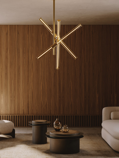 Cross LED Pendant by Venicem