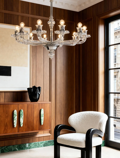 Porpora Chandelier by Venini