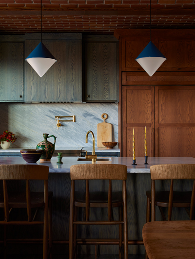 Half and Half Cone Pendant Light by Roll & Hill