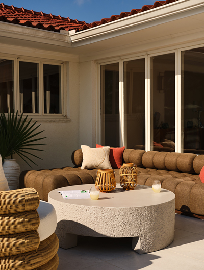 Roma Outdoor Sectional with Chaise by Four Hands