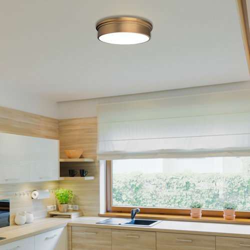 Kitchen Flush + Semi-Flush Mount Ceiling Lights