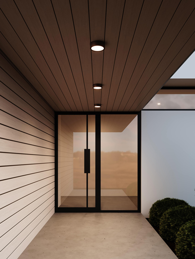 Bronze Outdoor Flush + Semi-Flush Mount Ceiling Lights