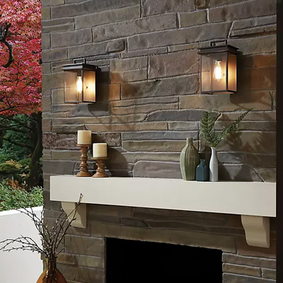 Outdoor Wall Lighting Mounted Exterior Lights At Lumens - Flush Mount Modern Outdoor Wall Sconce