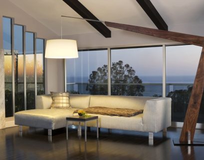 Cerno Valeo floor lamp in a modern living room